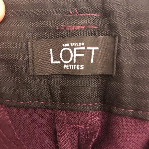 Ann Taylor Loft Marisa Garnet Pants. 4 Petite - Picture 3 of 4
